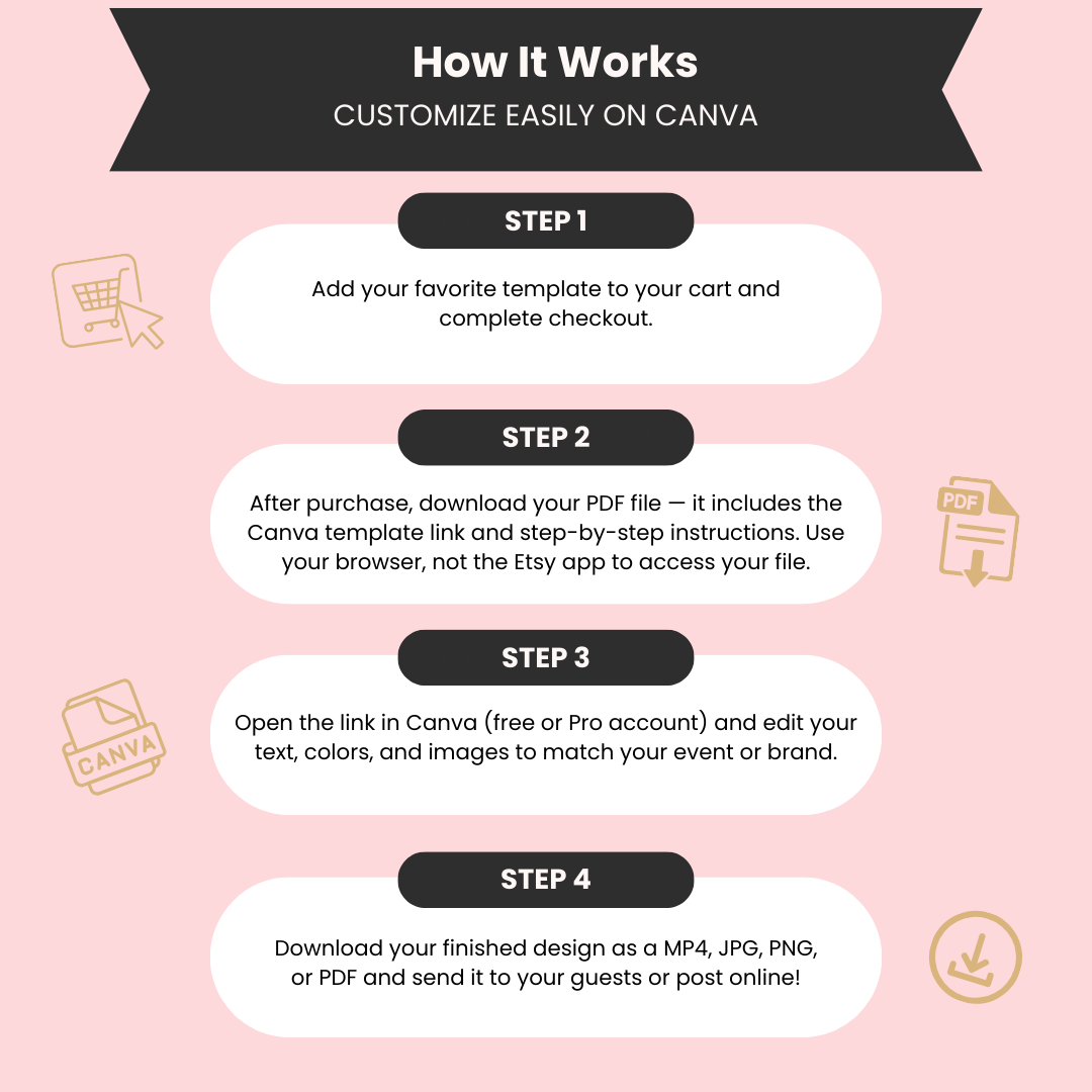 Animated Luxury Boat Birthday Party Invitation | Editable Canva Digital Template