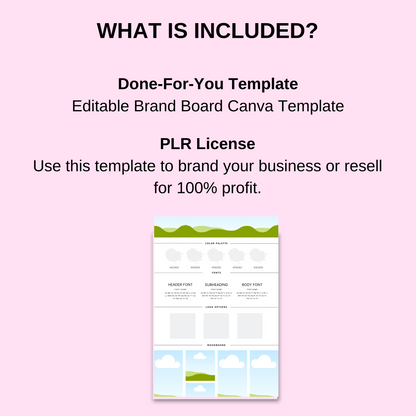 Brand Board Template