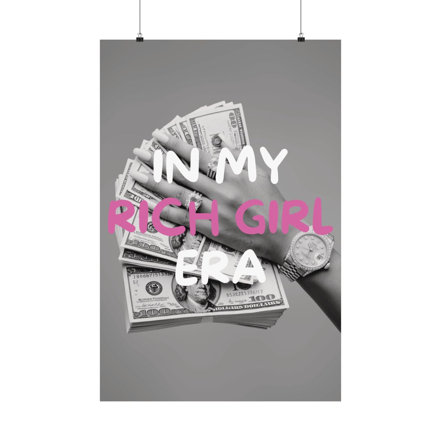 In My Rich Girl Era Wall Print