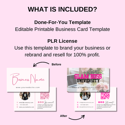 Printable Business Card Template