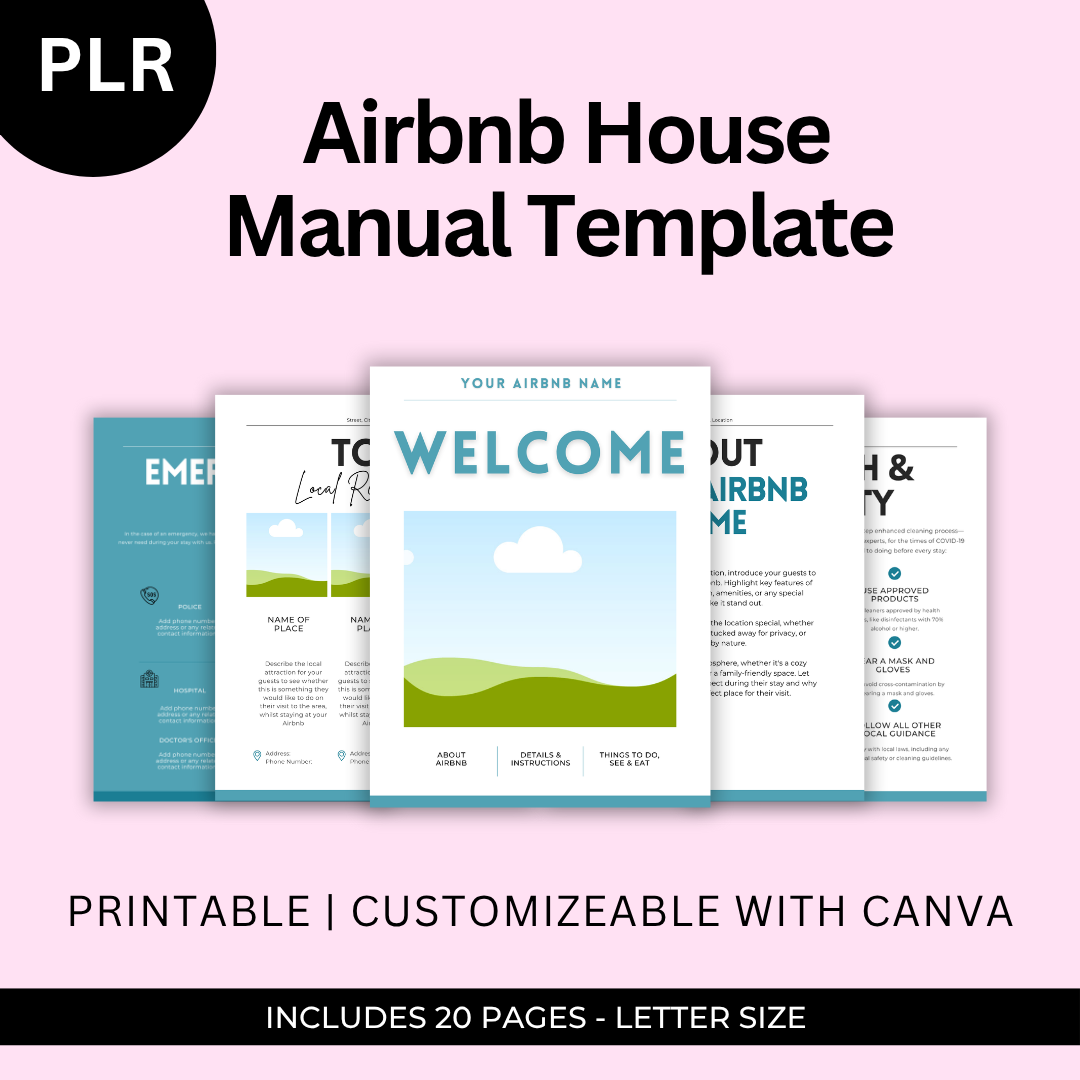 Airbnb House Manual Template