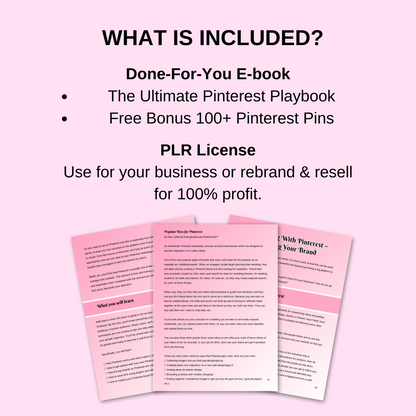 The Ultimate Pinterest Playbook