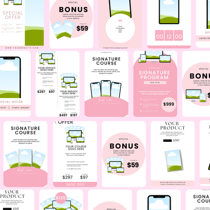 Digital Entrepreneur Pinterest Pin Mockups