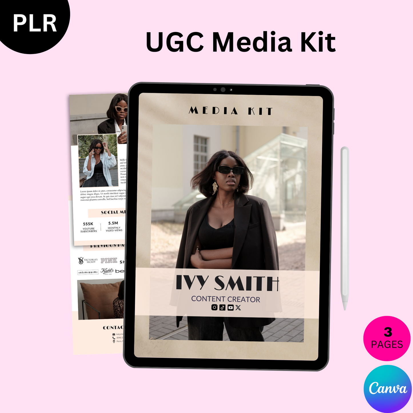 UGC Media Kit Template