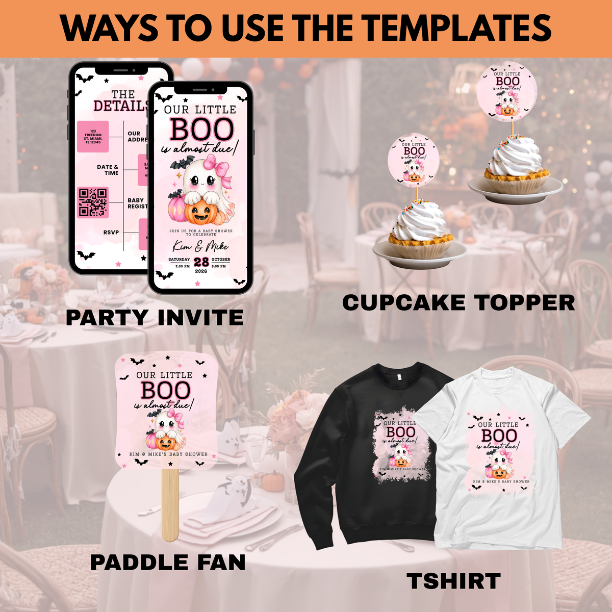 Halloween Baby Shower Bundle | Our Little Boo