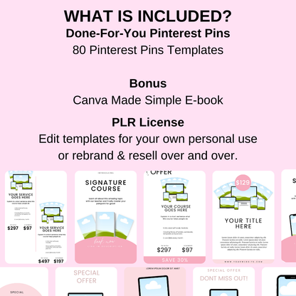 Digital Entrepreneur Pinterest Pin Mockups