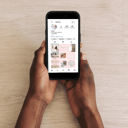 PLR Pink Life Coach Instagram Post Templates