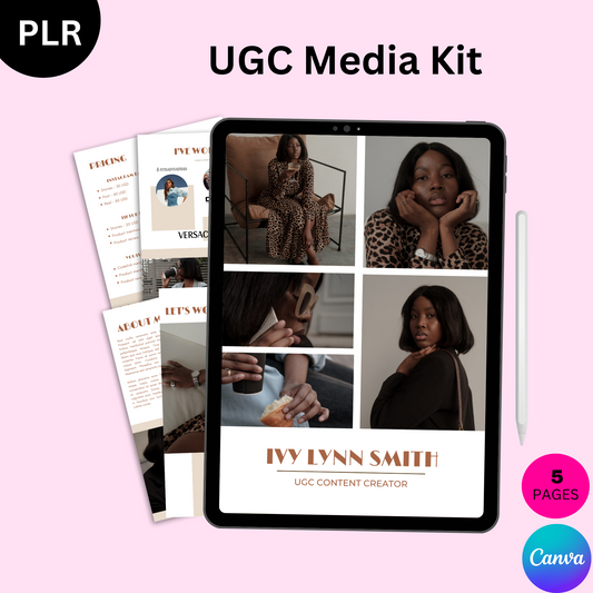 UGC Media Kit Template