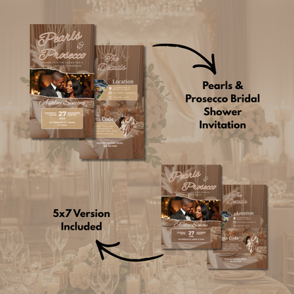 Neutral Wedding Invitation Suite Bundle