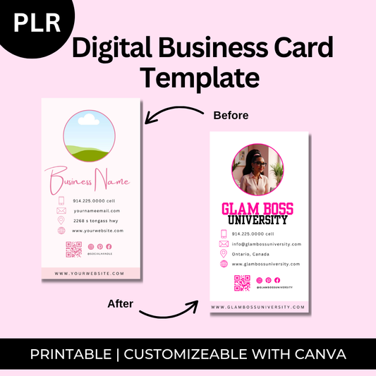 Digital Business Card Template